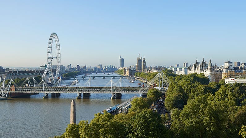 Riverside views from the embankment