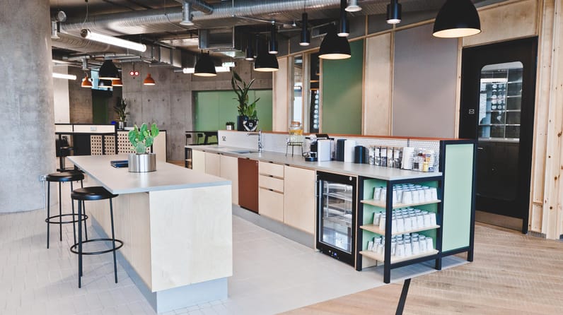 White Collar Factory, 1 Old Street Yard: A fashionable space with a sociable feel in trendy, bustling Old Street.