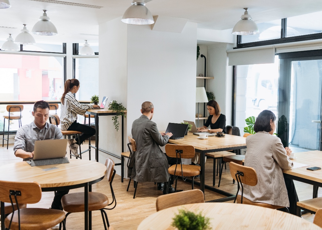 Freelancers hotdesking