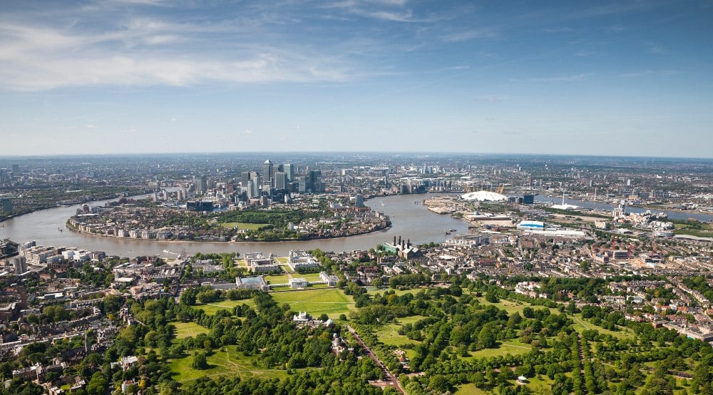 The London Offices Closest to Green Spaces