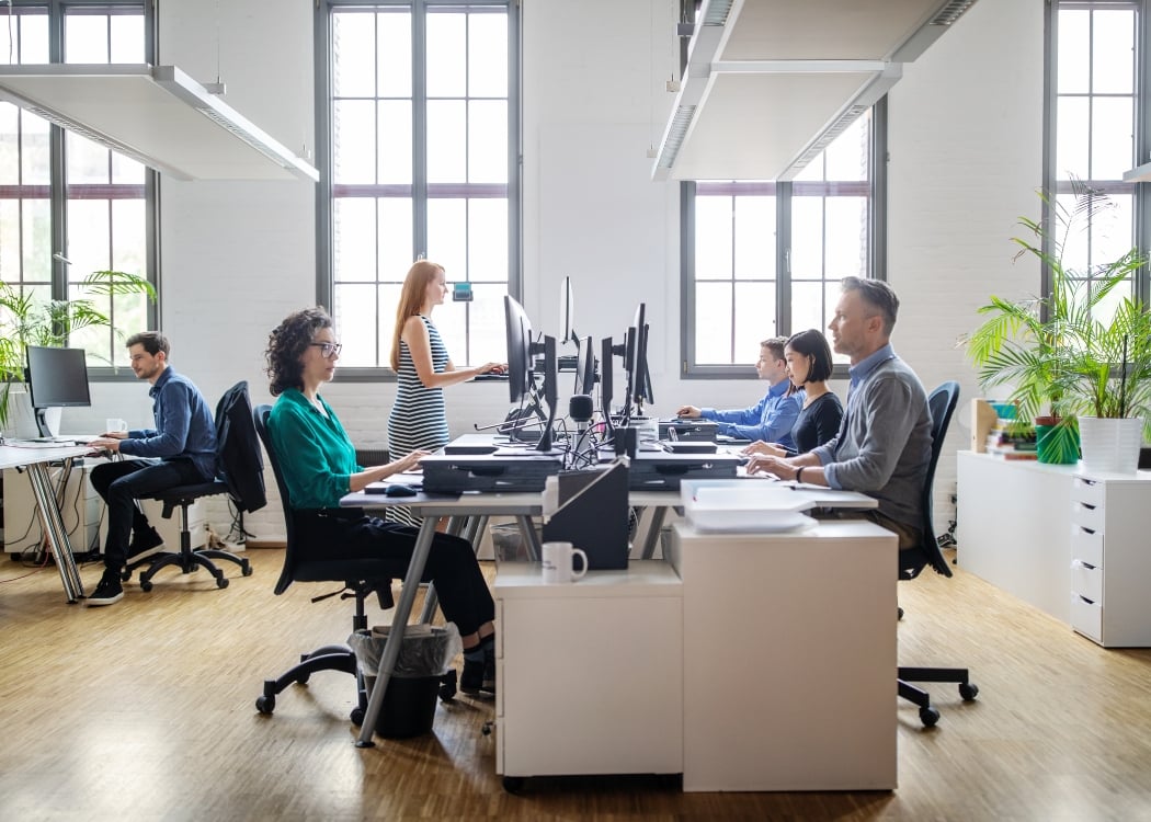 colleagues in the office